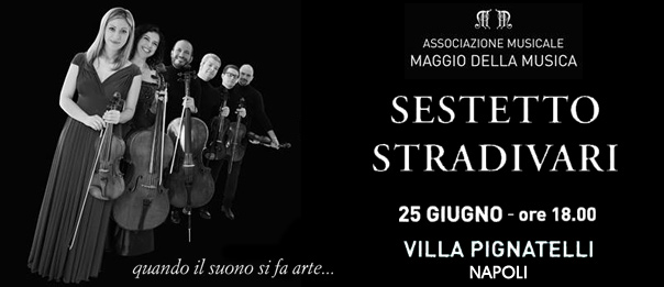 "Festival Brahmsiano" Sestetto Stradivari a Villa Pignatelli a Napoli