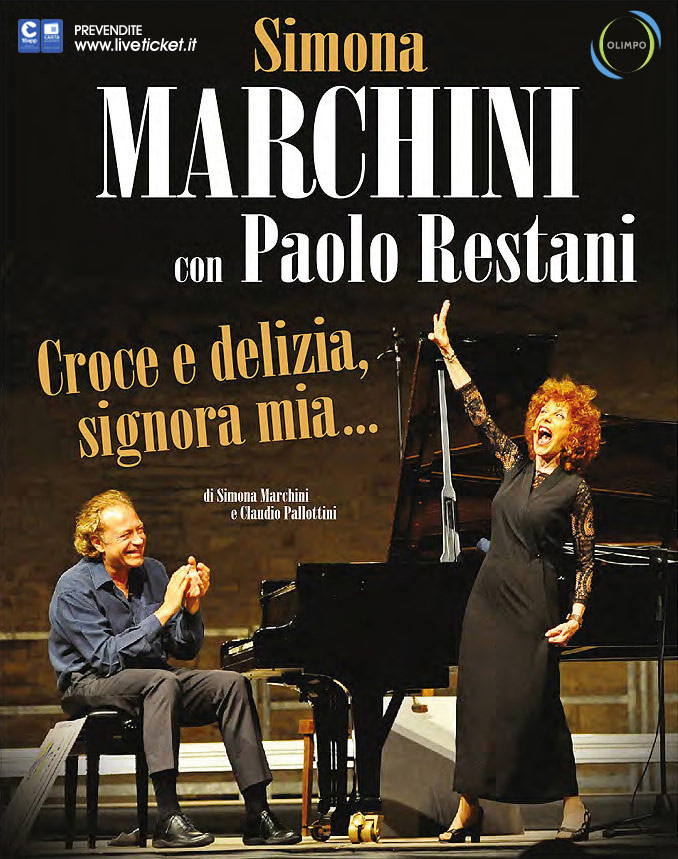 Simona Marchini "Croce e delizia signora mia..." al Teatro Garibaldi di Enna