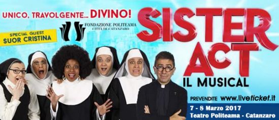 Sister Act il Musical al Teatro Politeama di Catanzaro