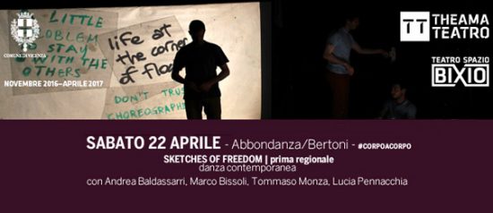 Sketches of freedom al Teatro Spazio Bixio di Vicenza