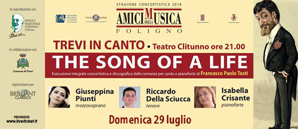 The song of a life - XV concerto al Teatro Clitunno di Trevi