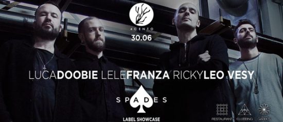 Garden party w/ Spades Label Showcase al Ristorante 4cento di Milano