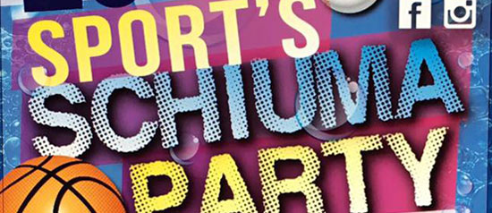 Sport's Schiuma Party a La Fabbrica dell'Oro a Biella