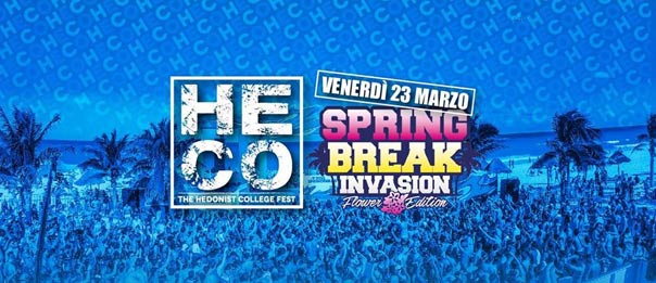 Spring Break Invasion - Flower Edition all'Heco - The Hedonist College di Forlì