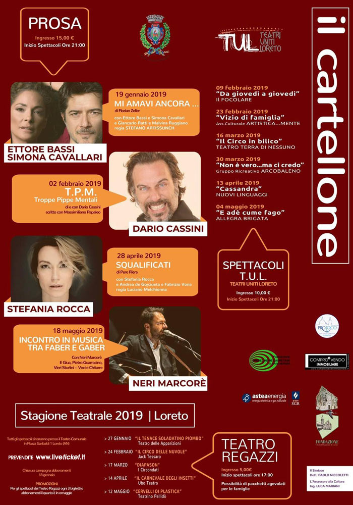 Teatri Uniti Loreto 2019
