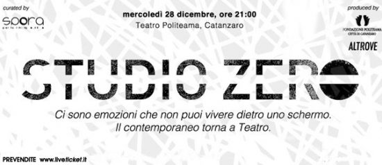 Studio zero al Teatro Politeama di Catanzaro