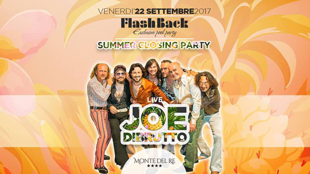Summer closing party - Joe Dibrutto in concerto all'Hotel Monte del Re di Dozza