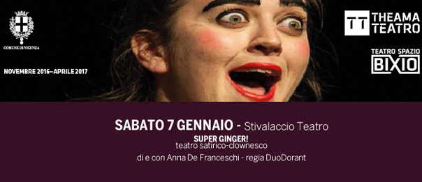 Super Ginger al Teatro Spazio Bixio di Vicenza