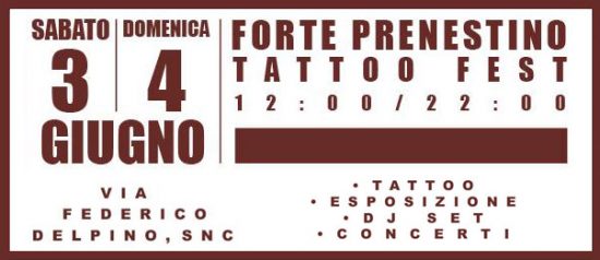 Tattoo fest al Forte Prenestino a Roma