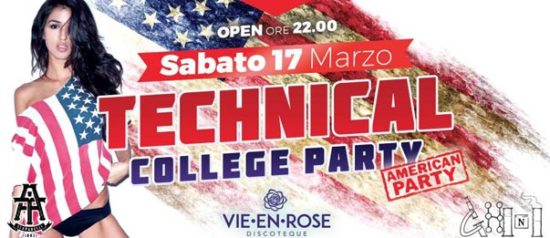 Technical college party a La Vie en Rose a Imola