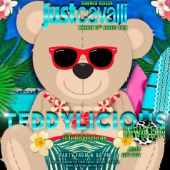 Teddylicious Hawaiian Mood al Just Cavalli Club di Milano