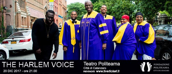 The Harlem Voice al Teatro Politeama di Catanzaro