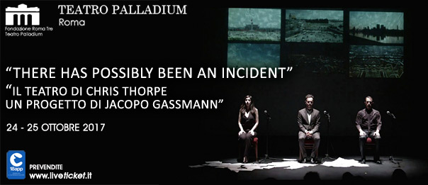 “There has possibly been an incident” al Teatro Palladium a Roma