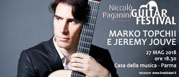 Marko Topchii e Jeremy Jouve alla Casa della Musica a Parma