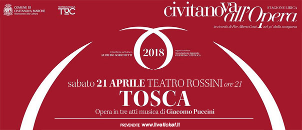 Tosca al Teatro Rossini di Civitanova Marche