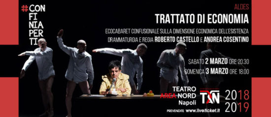 Trattato di Economia al Teatro Area Nord di Napoli