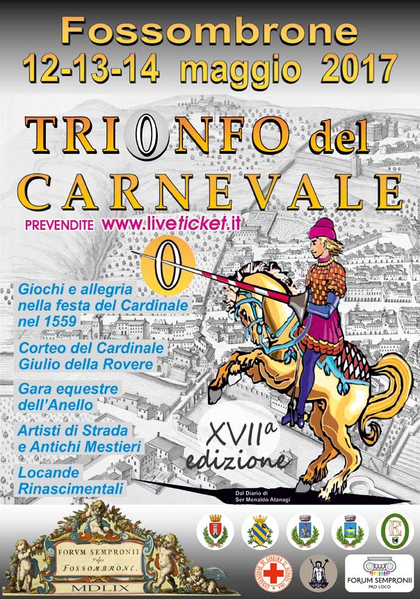 17° Edizione "Trionfo del Carnevale 2017" a Fossombrone