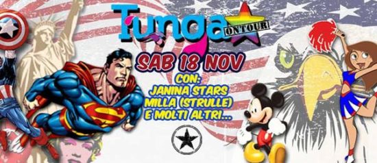 Tunga on tour a Colosseo Mood Club a Montecchio