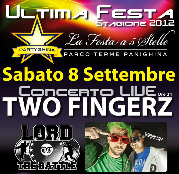 Two Fingerz al Parco Terme Panighina