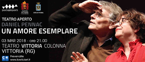 Daniel Pennac "Un amore esemplare" al Teatro Vittoria Colonna a Vittoria