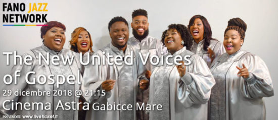 The New United Voices of Gospel al Cinema Astra a Gabicce Mare