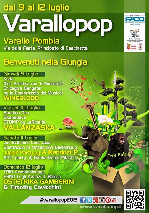 Varallo Pop 2015 - XIII edizione a Cascinetta