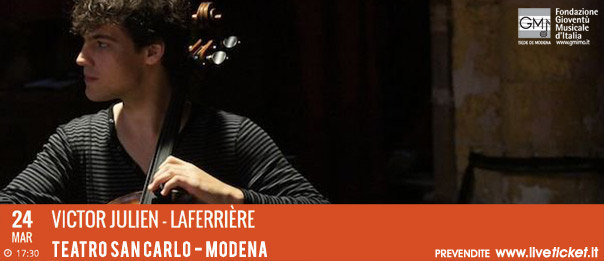 Victor Julien – Laferrière al Teatro San Carlo a Modena