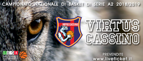 Virtus Cassino serie A2 Stagione 2018/19