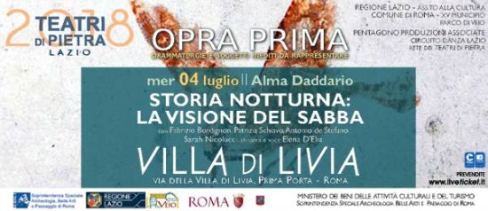 Storia notturna: La visione del sabba a Villa di Livia a Roma