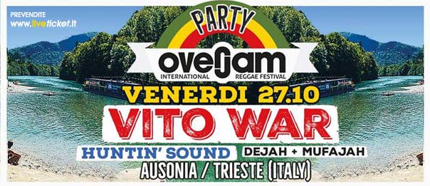 Overjam party ft. Vito War all'Ausonia Beach Club di Trieste