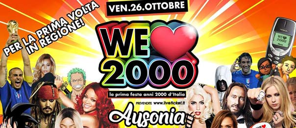 We love 2000 all'Ausonia Beach Club di Trieste