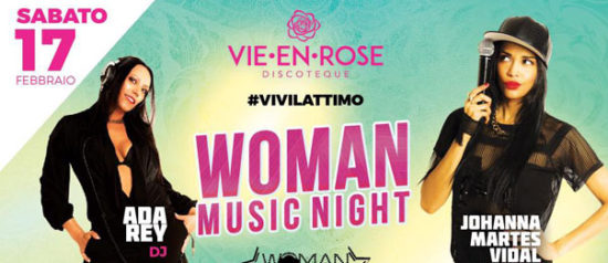 Ada Rey e Johanna Martes Vidal woman music night a La Vie en Rose a Imola