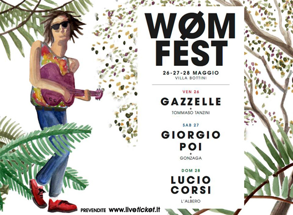 Wøm Fest a Villa Bottini di Lucca