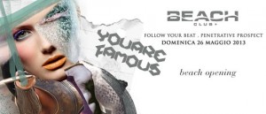 "You Are Famous" Beach Club Versilia