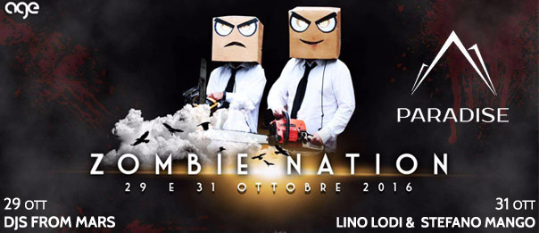 Zombie Nation Halloween Marathon al Paradise Bissò a Montereale